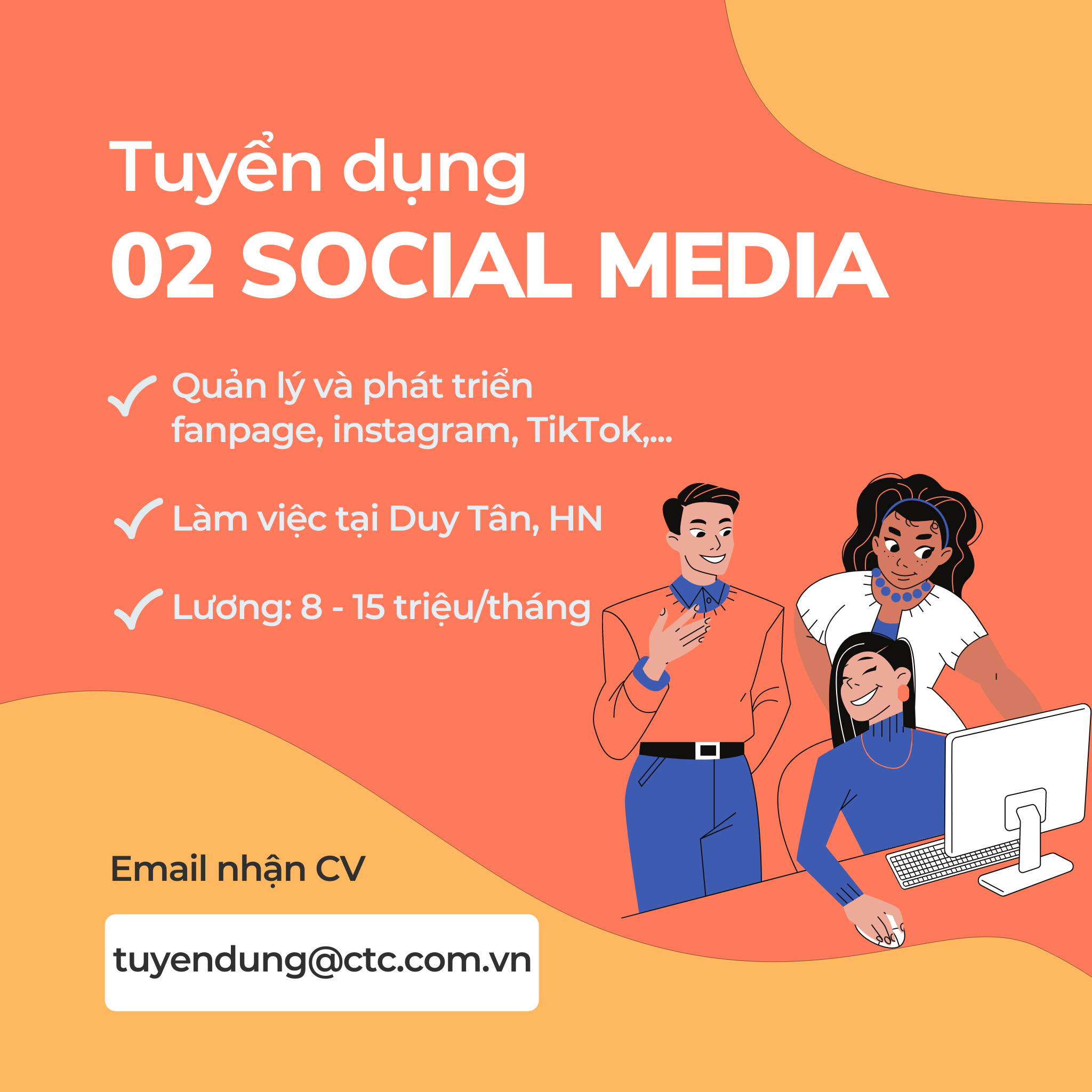 Tuyen dung NV Social Tuyen dung NV Social
